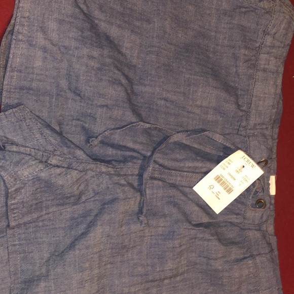 J. Crew drawstring denim shorts - Picture 2 of 2